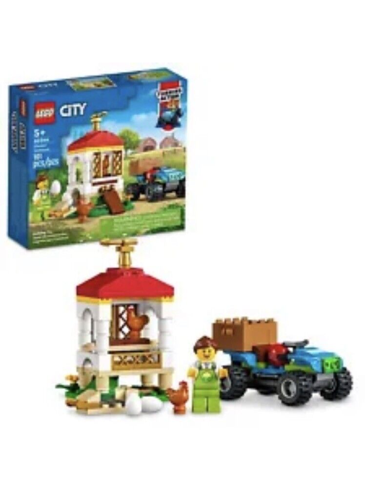 LEGO City Chicken Henhouse 60344 Building Kit 101 Pieces NEW retired LEGO 6379664