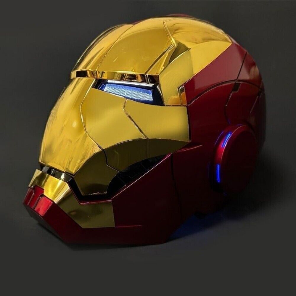 AUTOKING Iron Man MK5 Mask Helmet Golden Ver.Wearable Voice-control COSPLAY Unbranded - фотография #3