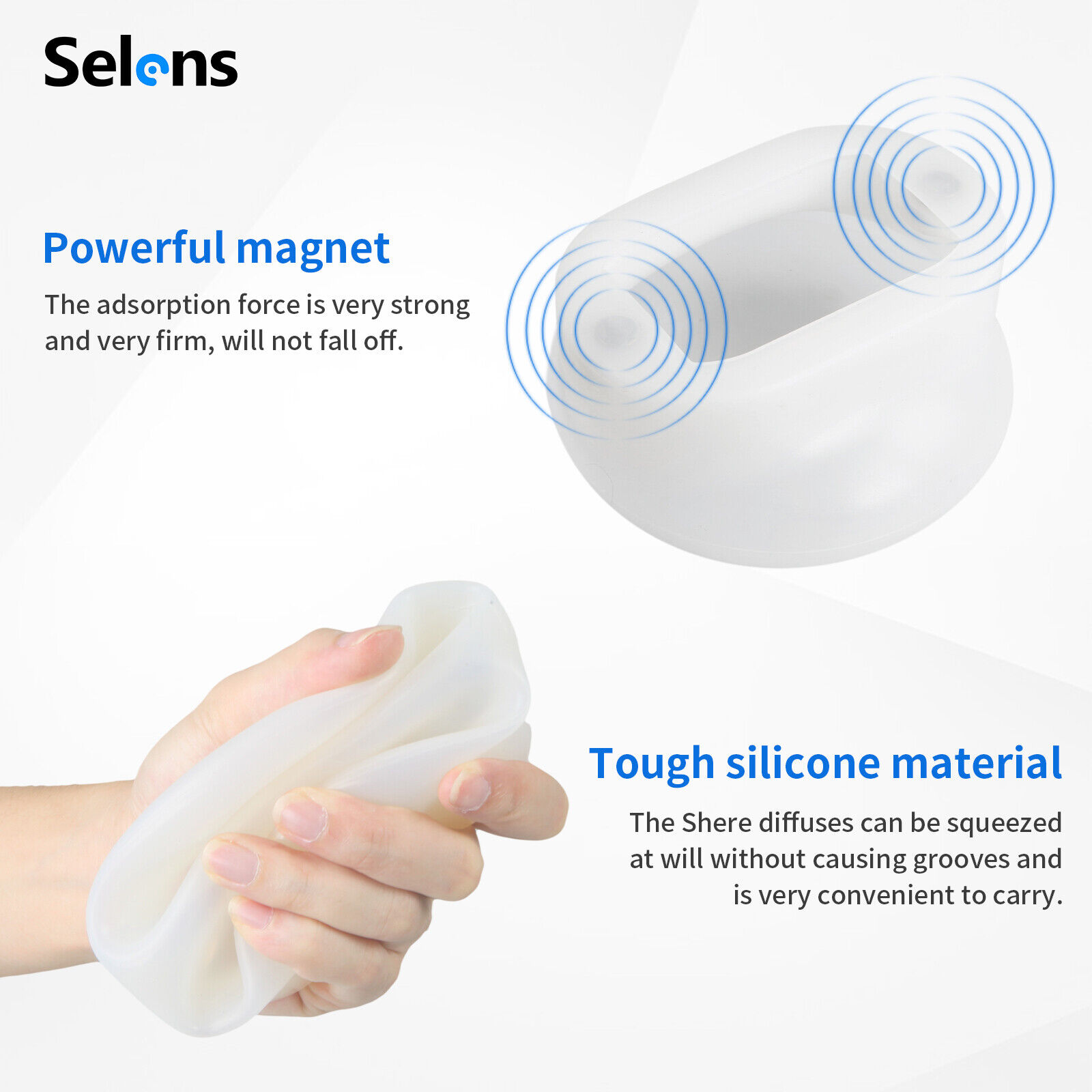 Selens Magnetic Silicone Sphere Flash Diffuser Speedlite Studio Rubber Band Kit Selens SE-LT-301 - фотография #5