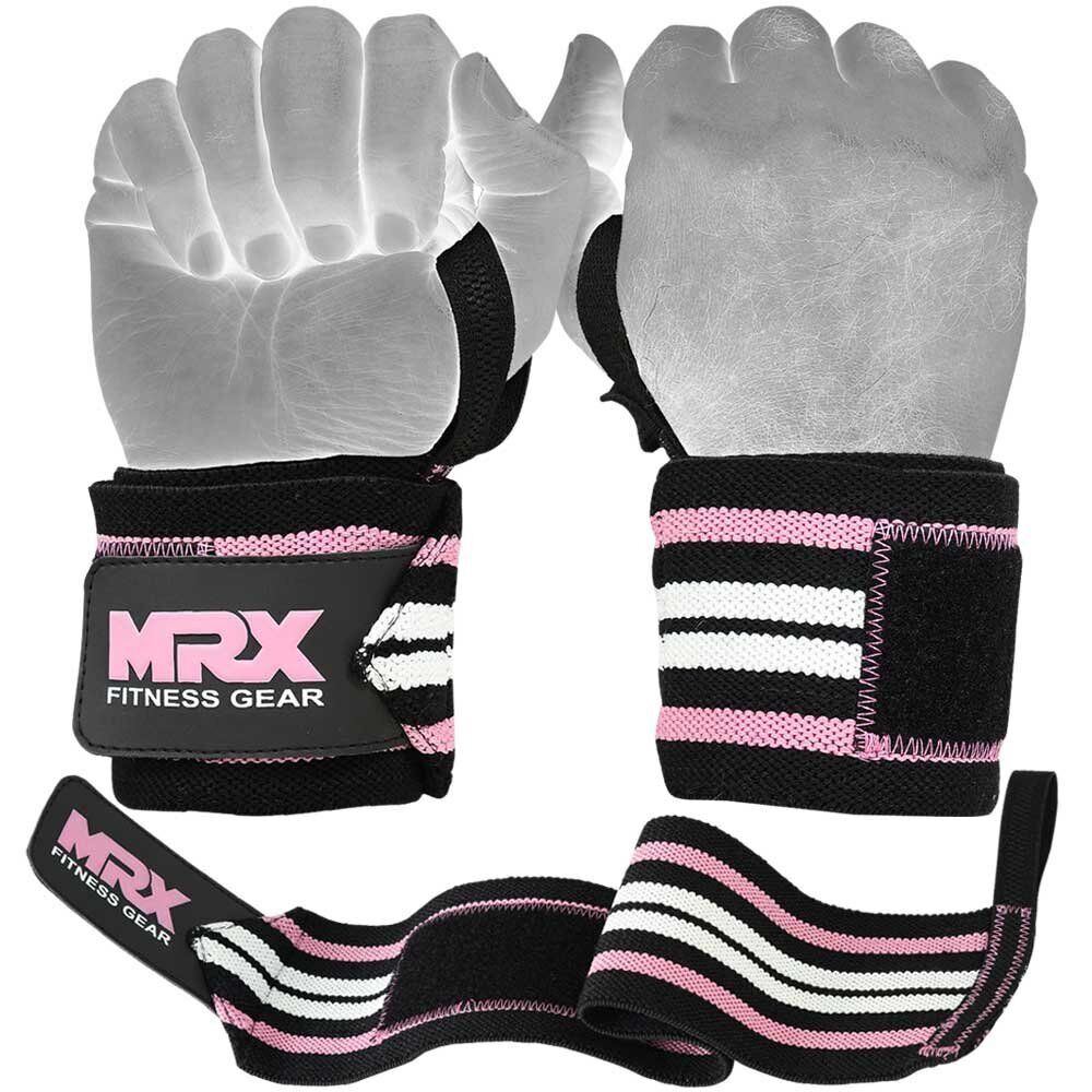 Weightlifting Wrist Wraps Gym Training Lifting Workout Support Straps MRX Pair MRX 416 - фотография #7