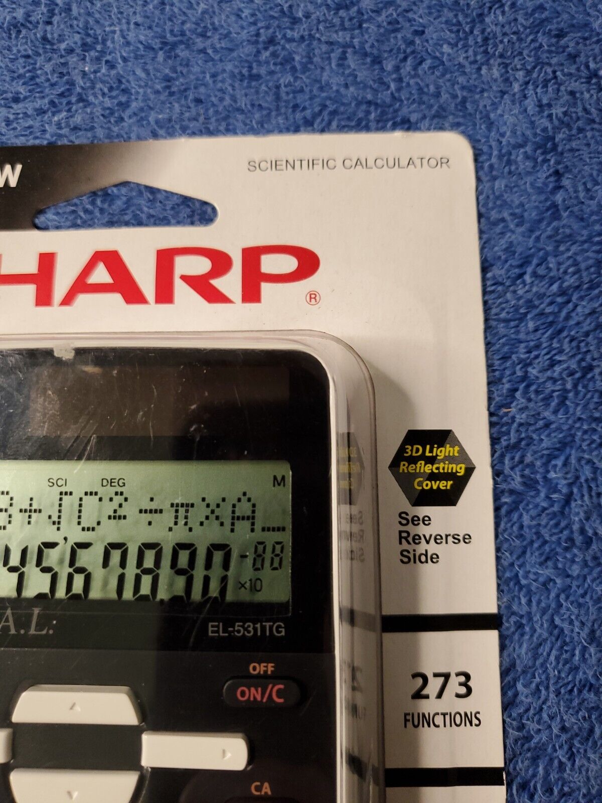 Sharp EL-531TGB-BW 12-Digit Scientific/Engineering Calculator Sharp EL-531TGB-BW - фотография #4