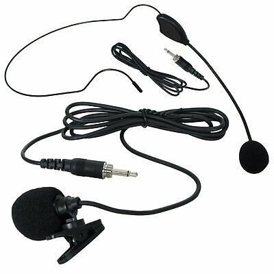 Professional Wireless Microphone System Headset / Lavalier 2 x Mic w/ Receiver EMB 53HL-Dual - фотография #5
