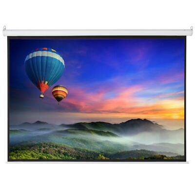 100 in 4:3 Projector Projection Screen Pull Down 1:3 Gain Home Theater Movie LEADZM Does Not Apply - фотография #5