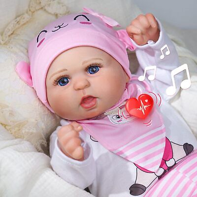 Reborn Baby Dolls with Voice Heartbeat and Breathing - Bailyn, 20 Inches Real... BABESIDE - фотография #8