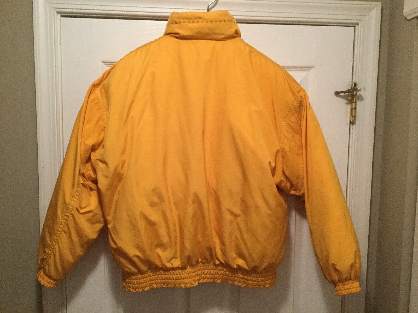 Bogner Vintage 80’s Style  Puffer Ski Jacket Winter Coat RARE Yellow Size 10 Bogner - фотография #2