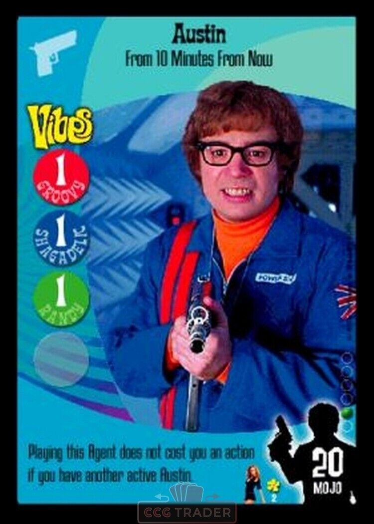 AUSTIN POWERS THE SPY WHO SHAGGED ME COMPLETE BOOSTER PACK CCG CARD SET Без бренда - фотография #5