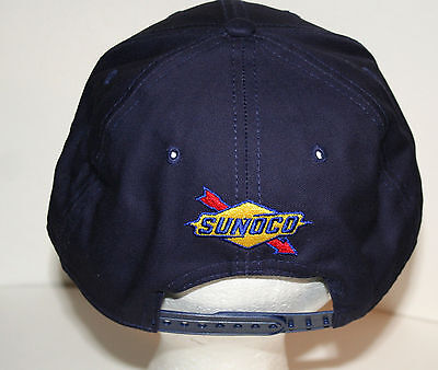 New Era 9FORTY Sunoco Oil & Gas Blue Baseball Cap Hat New OSFM Snap Back New Era / Sunoco - фотография #3