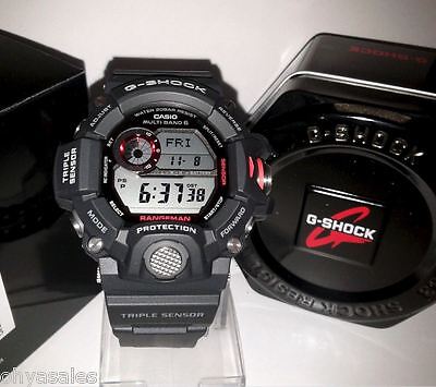 Casio G-Shock Rangeman "Master of G" Stainless Steel Solar Watch 9400 GW9400-1CR Casio GW94001 - фотография #4