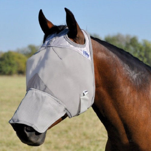 Cashel Fly Mask Horse Standard Ears Nose Sun Protection ALL STYLES ALL SIZES Cashel Does Not Apply - фотография #7