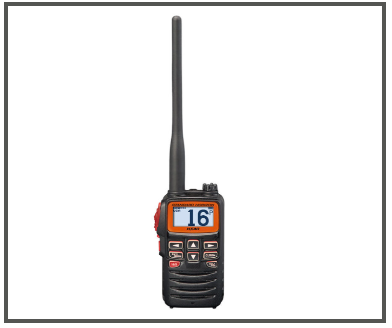 STANDARD HORIZON - HX40 Ultra Compact 6W Handheld VHF Radio - 1/2.5/6 Watt Standard Horizon