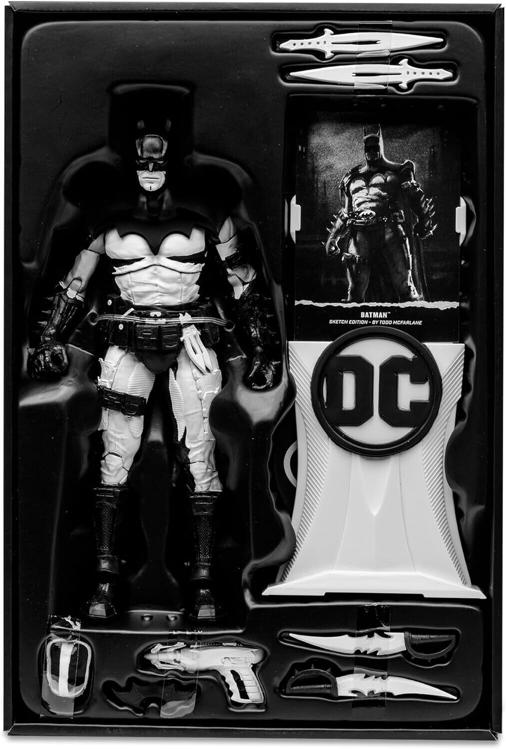 DC Multiverse Batman by Todd McFarlane Sketch Edition Gold Label READY TO SHIP McFarlane Toys batman - фотография #6
