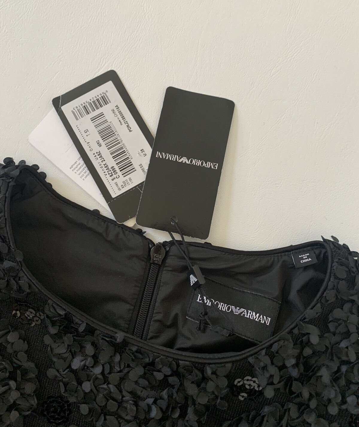 Emporio Armani NWT Womens Black Evening Gown Size 38 Emporio Armani - фотография #5