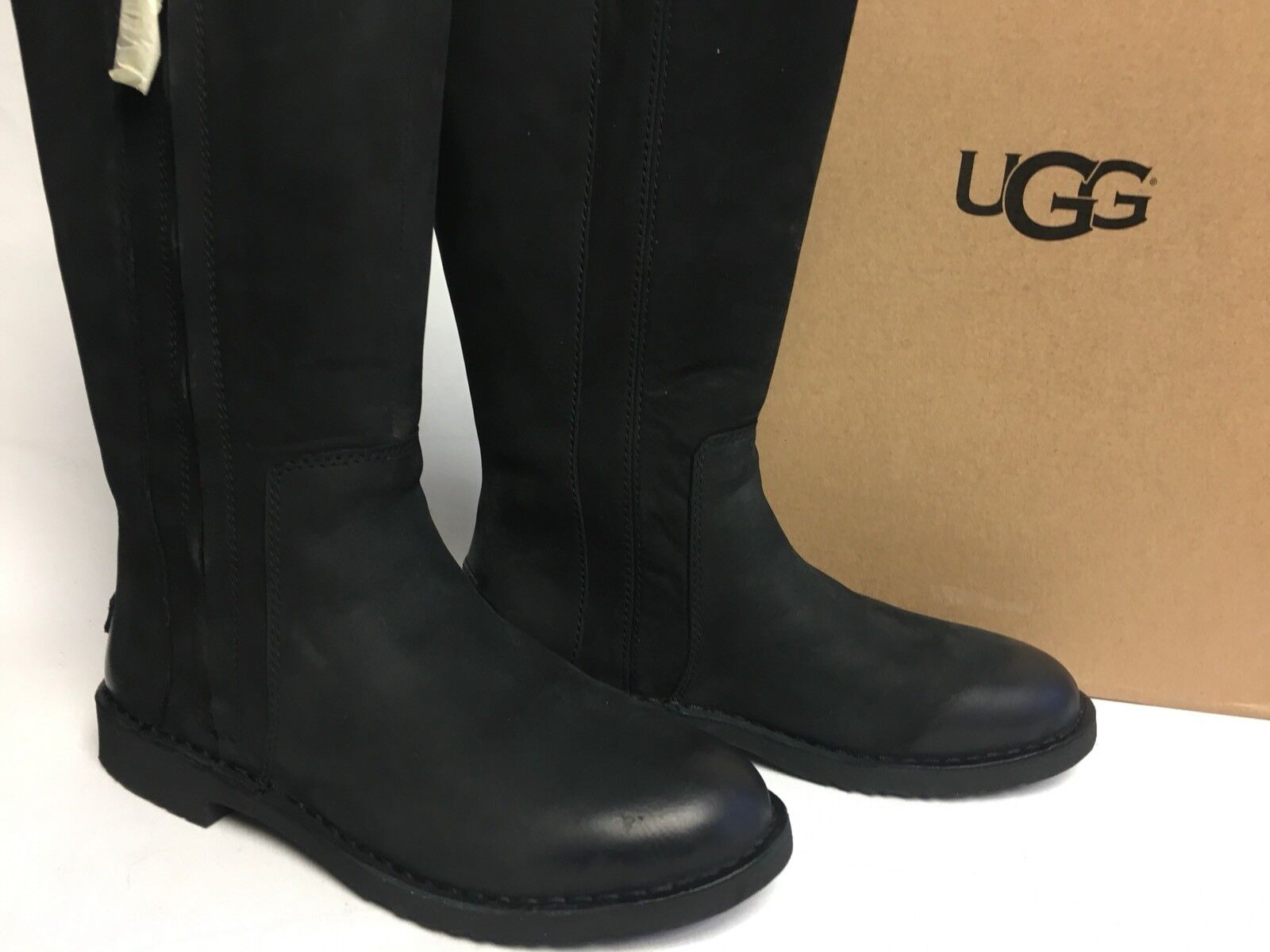 Ugg Australia Elly Black Tall Nubuck Boots 1017505 Wool Lined sizes women's UGG Australia - фотография #3