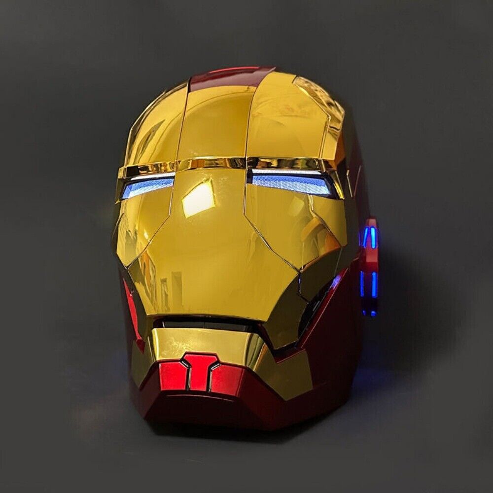 AUTOKING Iron Man MK5 Mask Helmet Golden Ver.Wearable Voice-control COSPLAY Unbranded - фотография #5