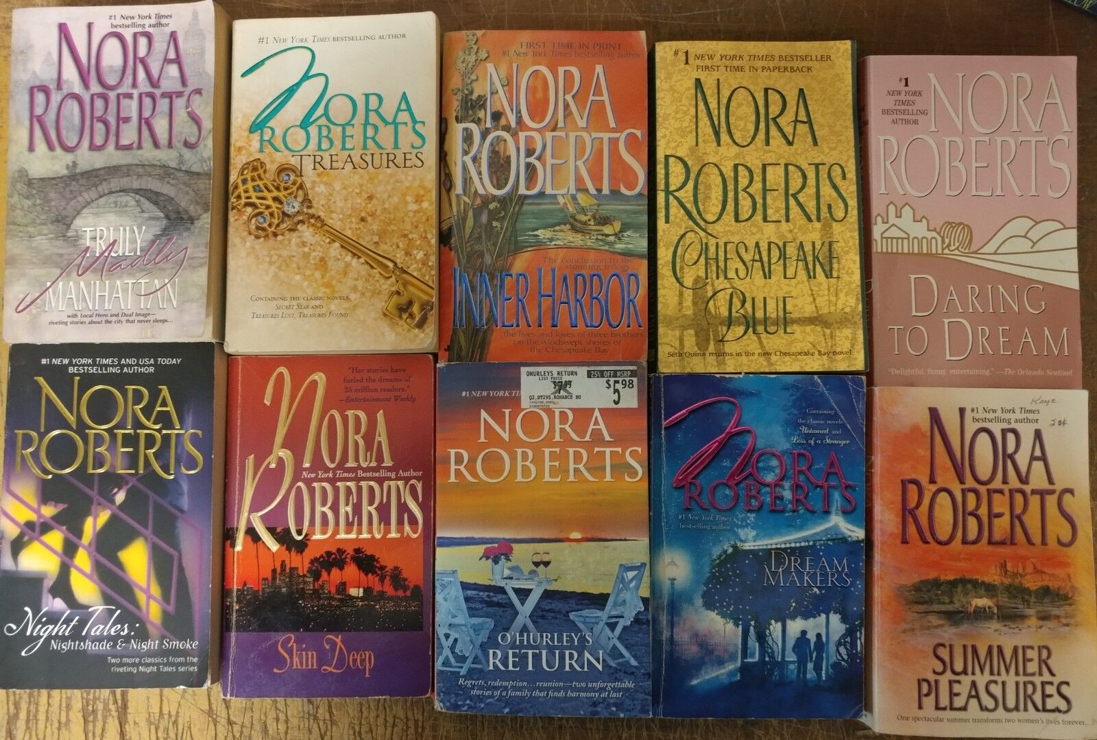 Lot of 10 Nora Roberts Irish MacGregor Romance Set PAPERBACK *RANDOM* Books MIX Без бренда - фотография #4