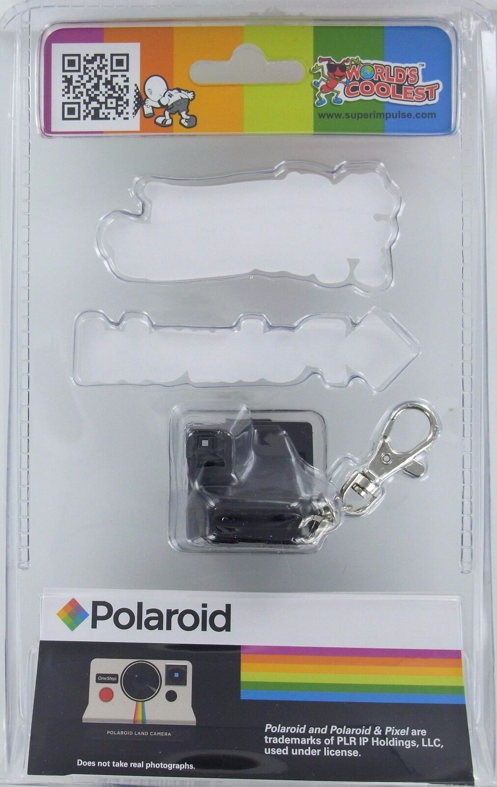Worlds Coolest Smallest POLAROID LAND CAMERA Toy Miniature Mini OneStep Keychain Без бренда - фотография #12