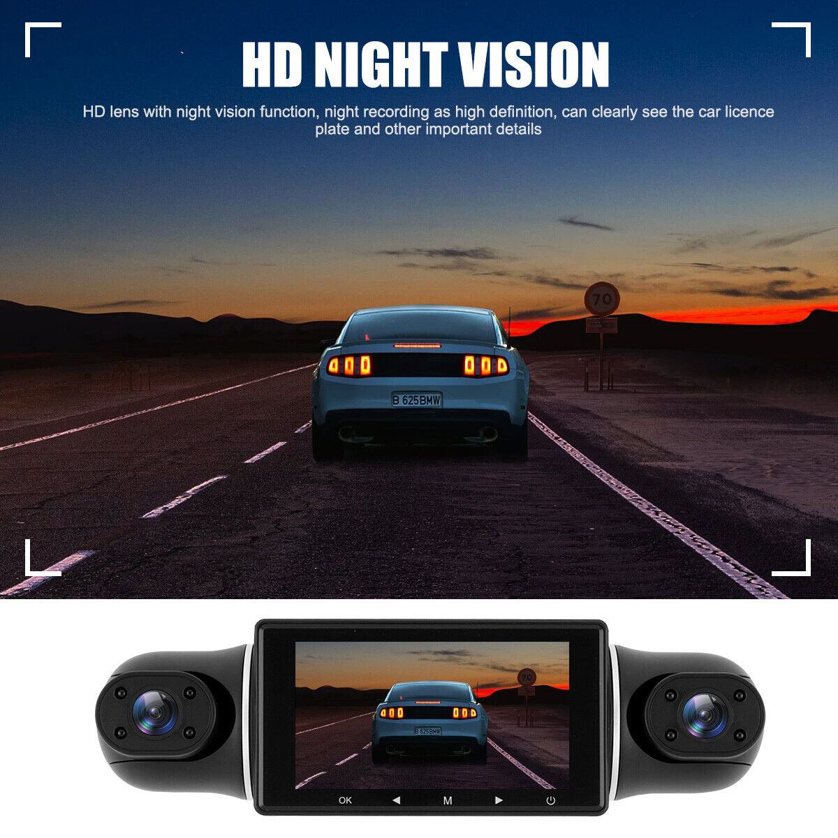 Full HD 1080P Car Dash Cam 4 Channel WiFi DVR Driving Recorder Night Vision 2024 Unbranded Dash Camera - фотография #7