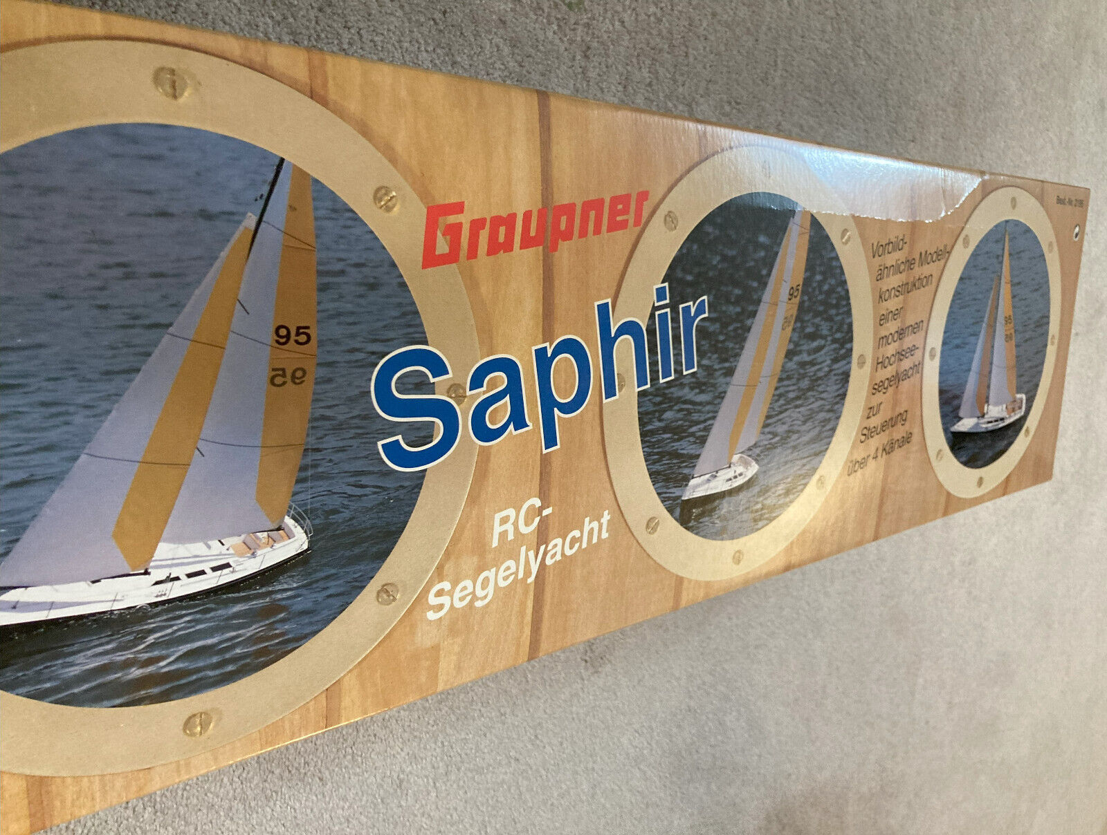 NEW Huge Graupner Saphir sail boat model kit for RC w/extras NIB Graupner - фотография #4