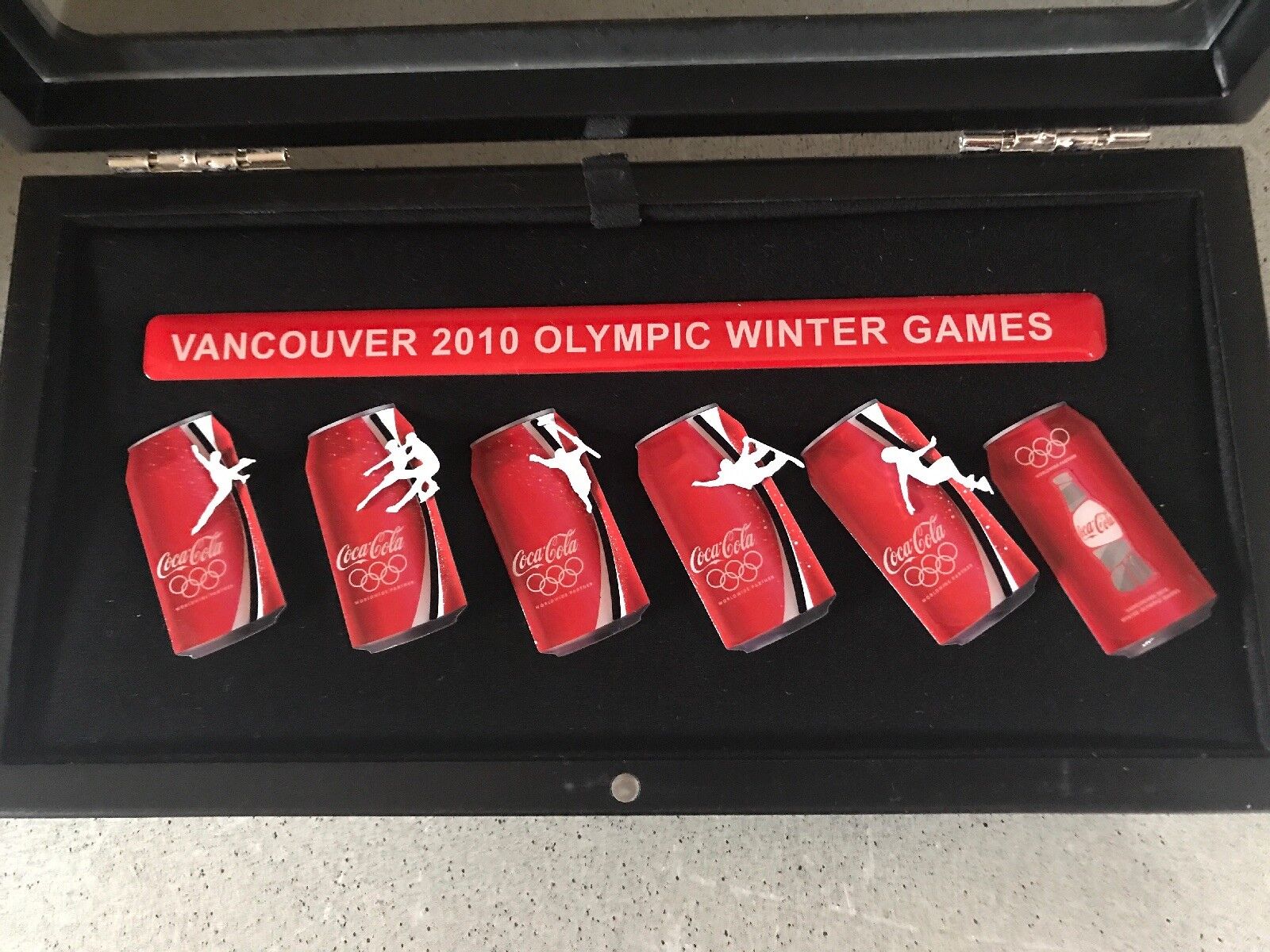 2010 Vancouver Winter Olympics Coca Cola Pin Set of 6 Cans Без бренда - фотография #3