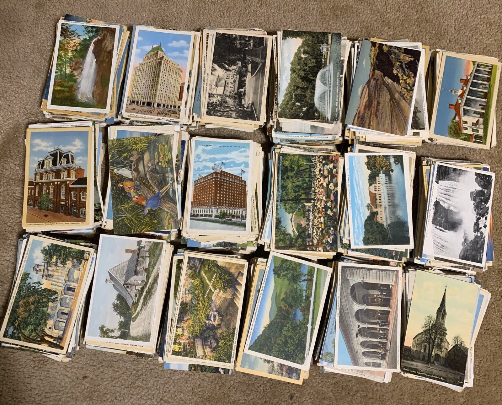 Used & Unused. Lot of 50+ USA Vintage Postcards,1900- 1950s.We ❤️ Our Customers! Без бренда - фотография #2