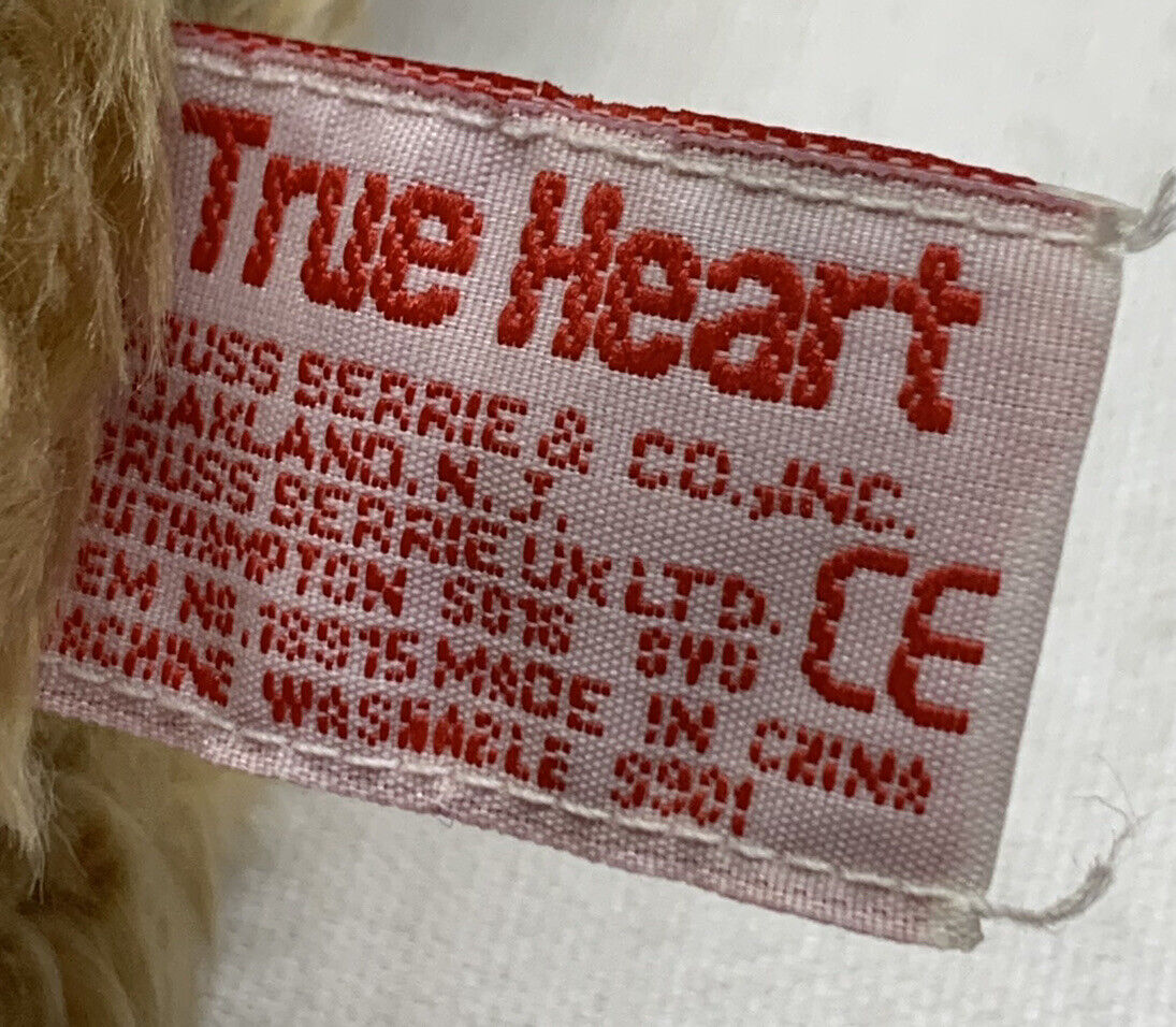 RUSS Heartwarmer Collection Tan TRUE HEART Teddy Bear 5" Bean Plush RUSS - фотография #4