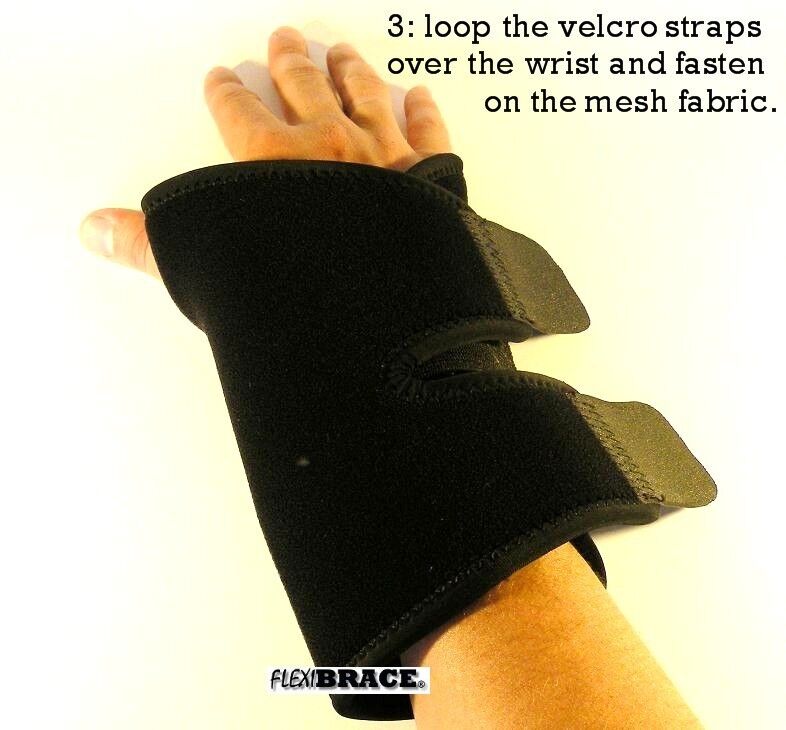 2 FDA APPROVED Wrist Hand Brace Carpal Tunnel Support Splint Band By Flexibrace Flexibrace WT - фотография #9