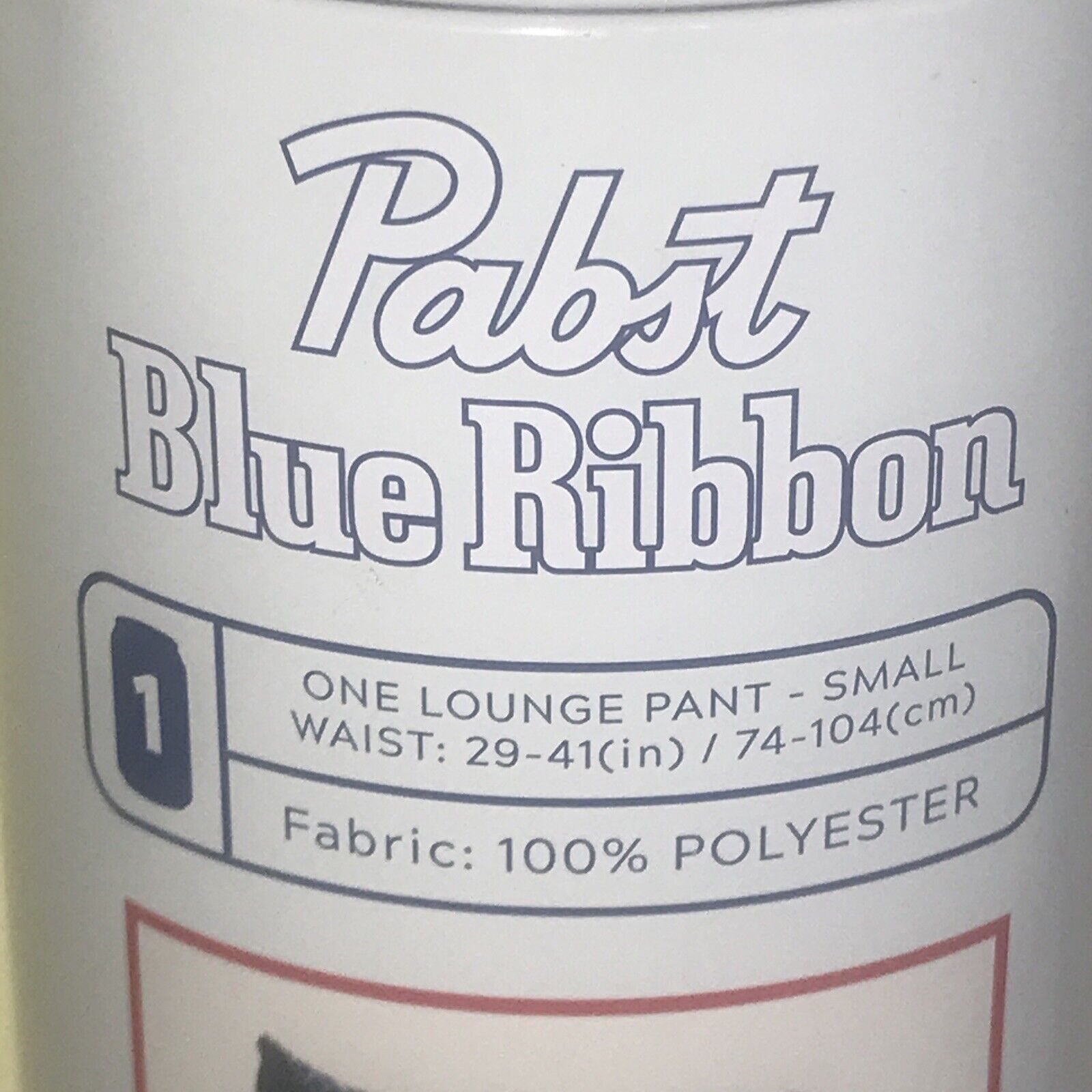 PBR Pabst Blue Ribbon Beer Lounge Pants in a can-SIZE SMALL S Swag Boxers Pabst Blue Ribbon - фотография #3