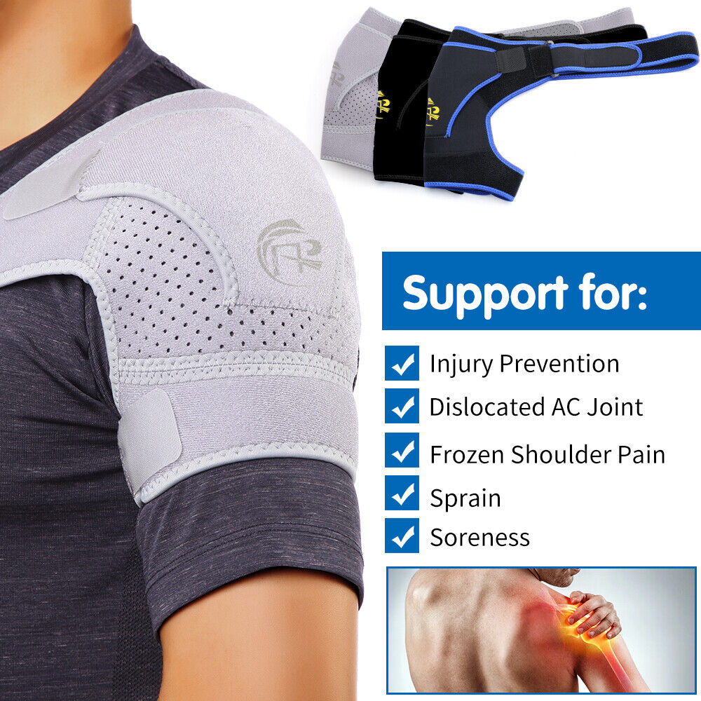 Left/Right Shoulder Brace Rotator Cuff Support Relief Pain Adjustable Belt US CFR Does Not Apply - фотография #7