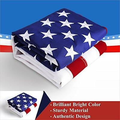American US USA Flag 4x6FT Embroidered Polyester Brass Grommets By G128 G128 - фотография #7