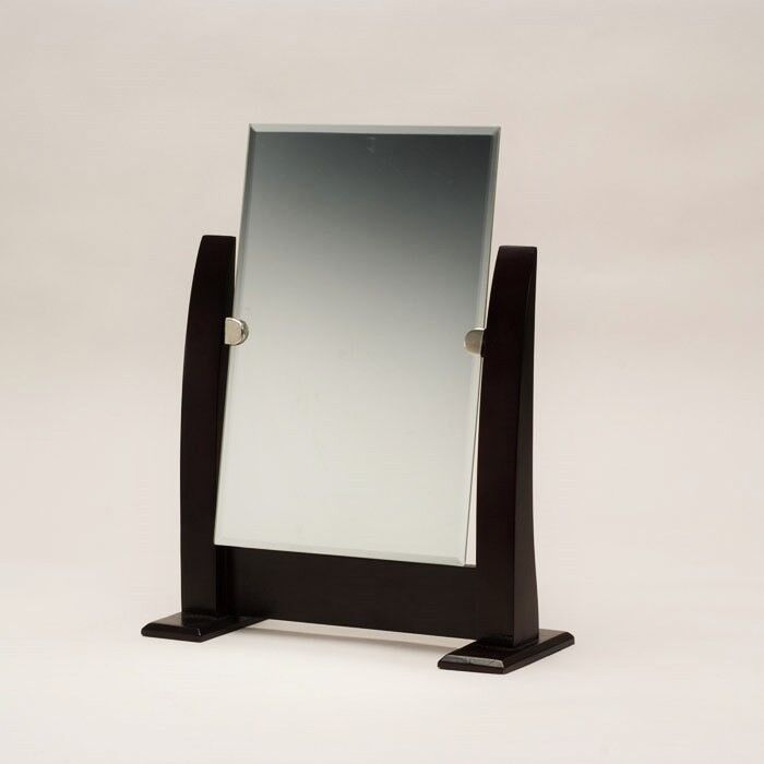 Countertop Mirror Adjustable Mirror Glass Mirror Wooden Frame Glass Mirror 12.5" Unbranded