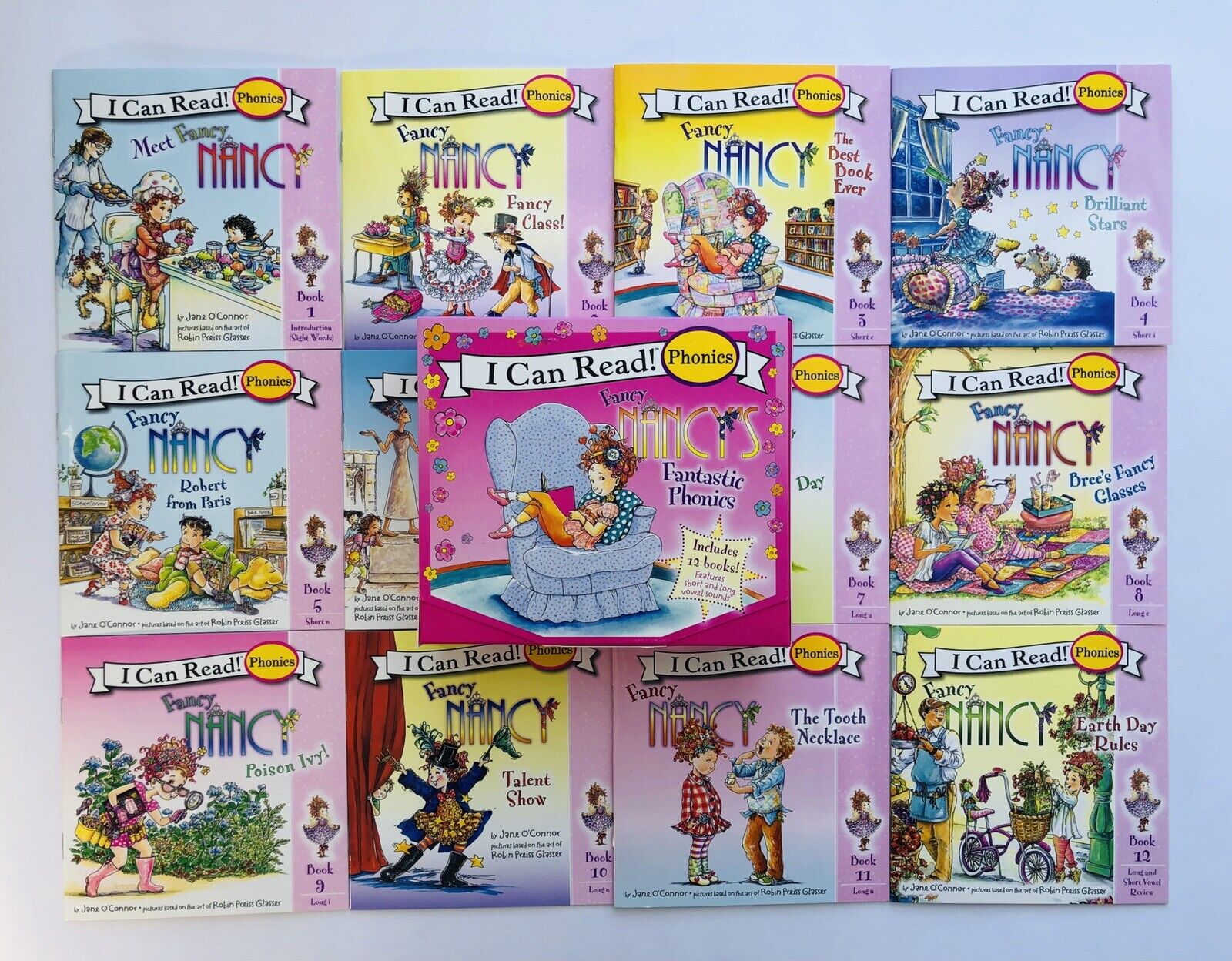 Fancy Nancy + Pinkalicious Kids Books Phonics Fun I Can Learn to Read Lot 24 Без бренда - фотография #2