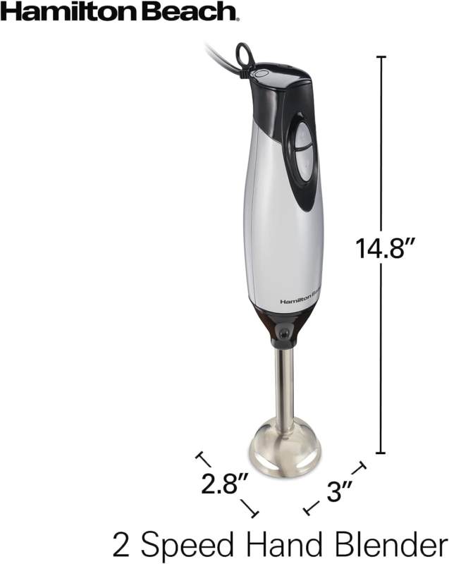 4-In-1 Electric Immersion Hand Blender with Handheld Blending Stick, Whisk + 3-C Does not apply - фотография #8
