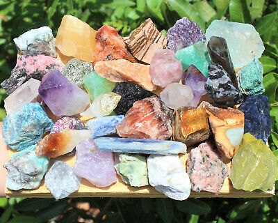 Bulk Mixed Crafters Collection: Gems Crystal Natural Rough Raw 2000 Carat Lot  Без бренда
