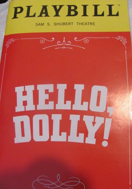 HELLO DOLLY Playbill BETTE MIDLER Revival Broadway Musical DAVID HYDE PIERCE Без бренда