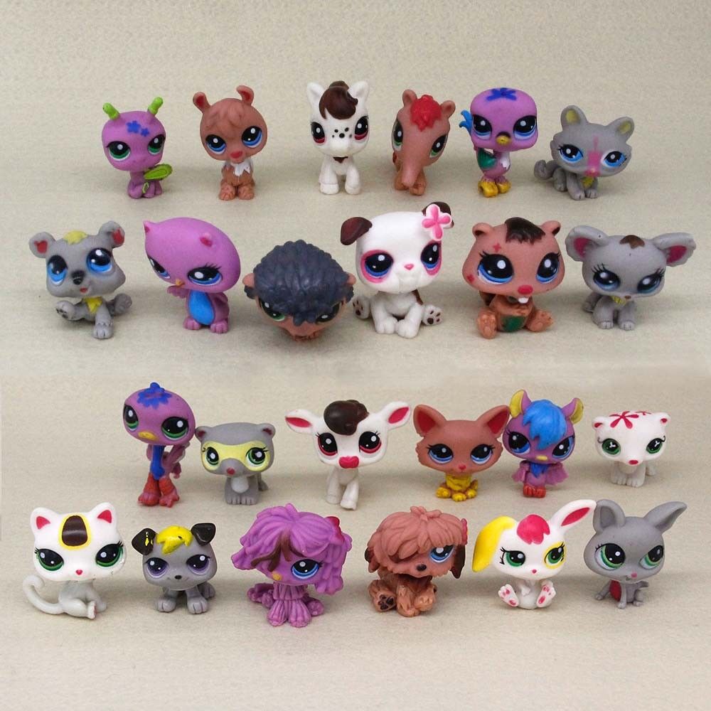 24pcs/set·Littlest Pet Shop Lots Cute Animal Toy Kids Xmas Gift Toys Hasbro Does Not Apply - фотография #2