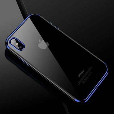 For iPhone X XS Max XR Shockproof Plating Clear Slim Hybrid Bumper Case Cover Unbranded/Generic Does Not Apply - фотография #9