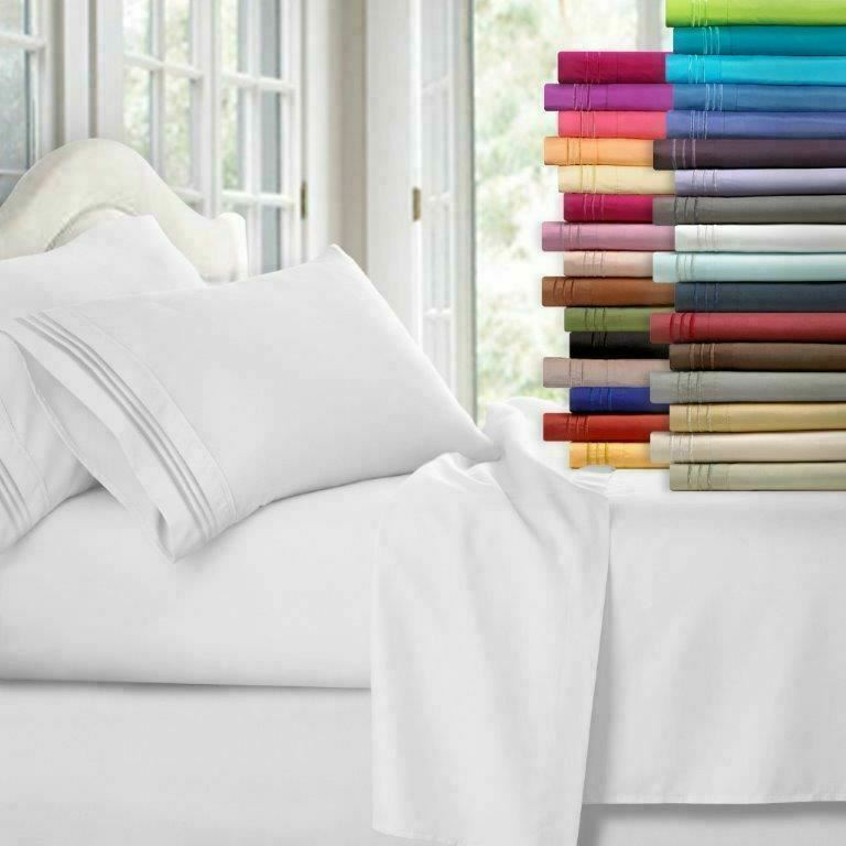 1800 Series 4 Piece Bed Sheet Set Hotel Luxury Ultra Soft Deep Pocket Bed Sheets CLARA CLARK Does Not Apply - фотография #2