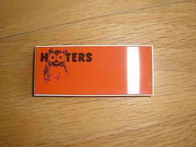 NEW AUTHENTIC HOOTERS GIRL UNIFORM BLANK NAME TAG HALLOWEEN COSTUME ENGRAVEABLE Hooters - фотография #3