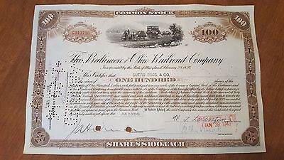 10 Different Railroad Stock Certificates Reading Pennsylvania B&O Erie Lot Без бренда - фотография #4