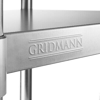 Stainless Steel 36" x 24" NSF Commercial Kitchen Work Food Prep Table GRIDMANN Does Not Apply - фотография #6