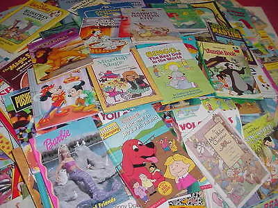 Lot of 100 Disney Golden Scholastic Learn to Read Mixed Set Kids Children Books Без бренда