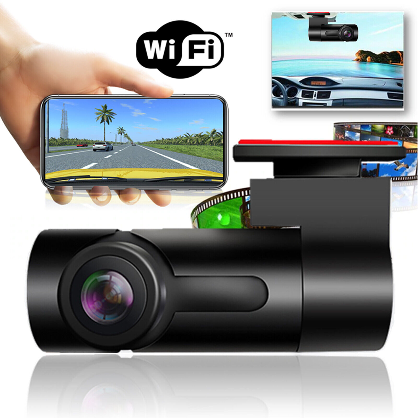 Dash Cam Pro WiFi Camera Car Recorder DVR HD 1080P Night-Vision Hidden Camcorder Unbranded Does Not Apply - фотография #5