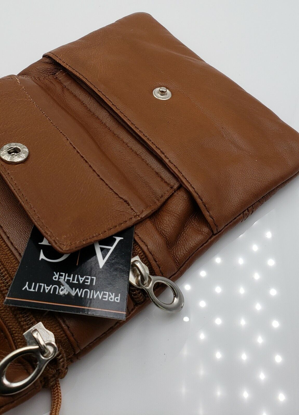 Brand New Genuine Leather PASSPORT ID Documents Holder Neck Travel Pouch Bag ag wallets 015 - фотография #4