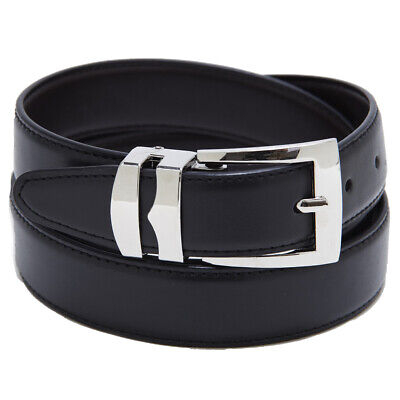 Men's Belt Reversible Bonded Leather Belts Silver-Tone Buckle Over 20 Colors CONCITOR - фотография #2