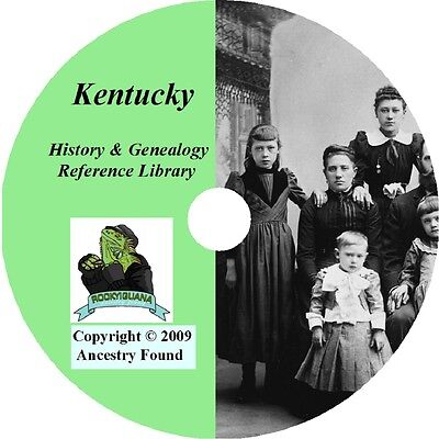 KENTUCKY - History & Genealogy -104 old Books on DVD - Ancestors, County, CD, KY Без бренда