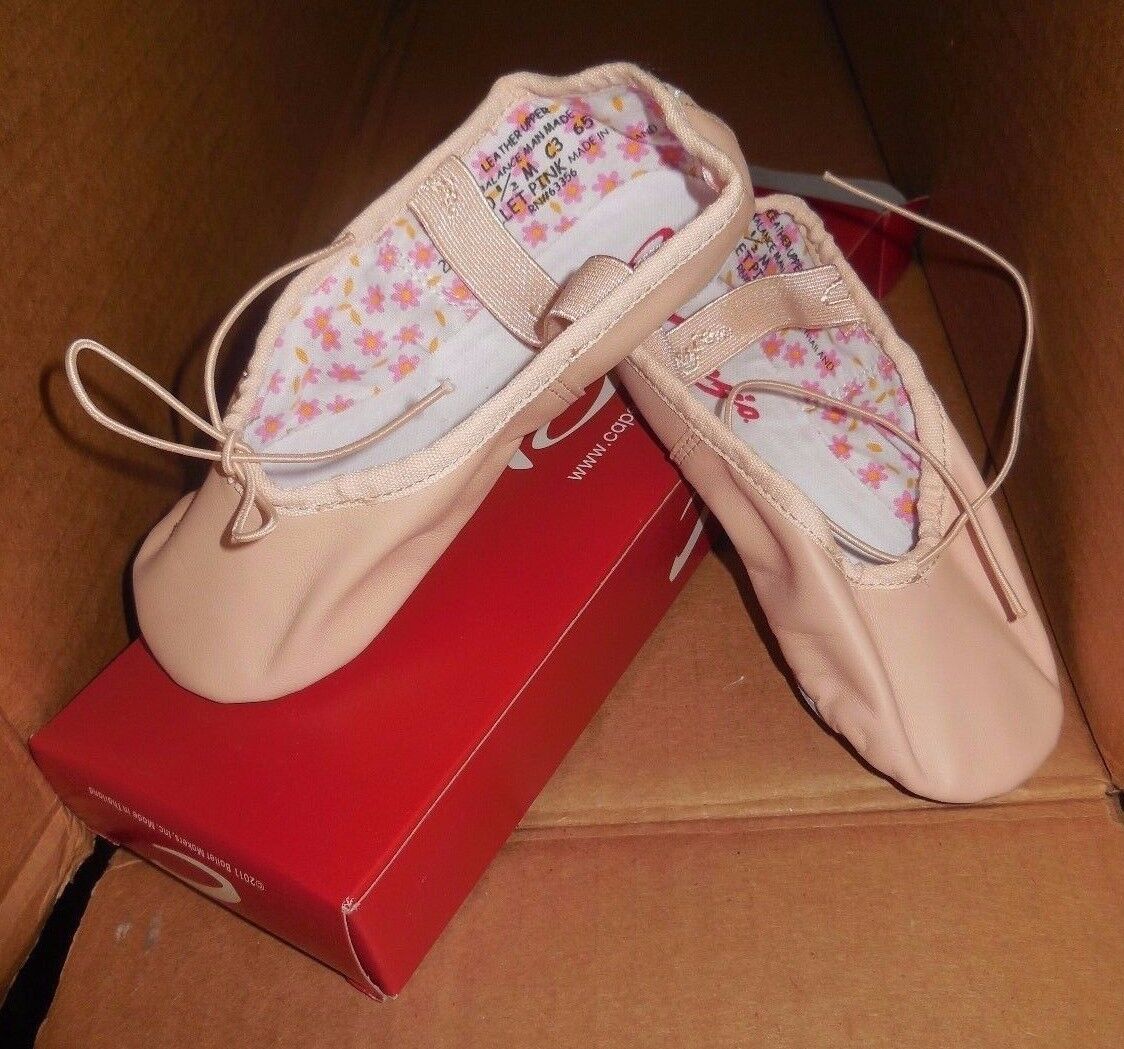 CAPEZIO Daisy #205C GIRLS Sizes BPink Full Sole attached elas Ballet shoes New CAPEZIO 205c - фотография #6