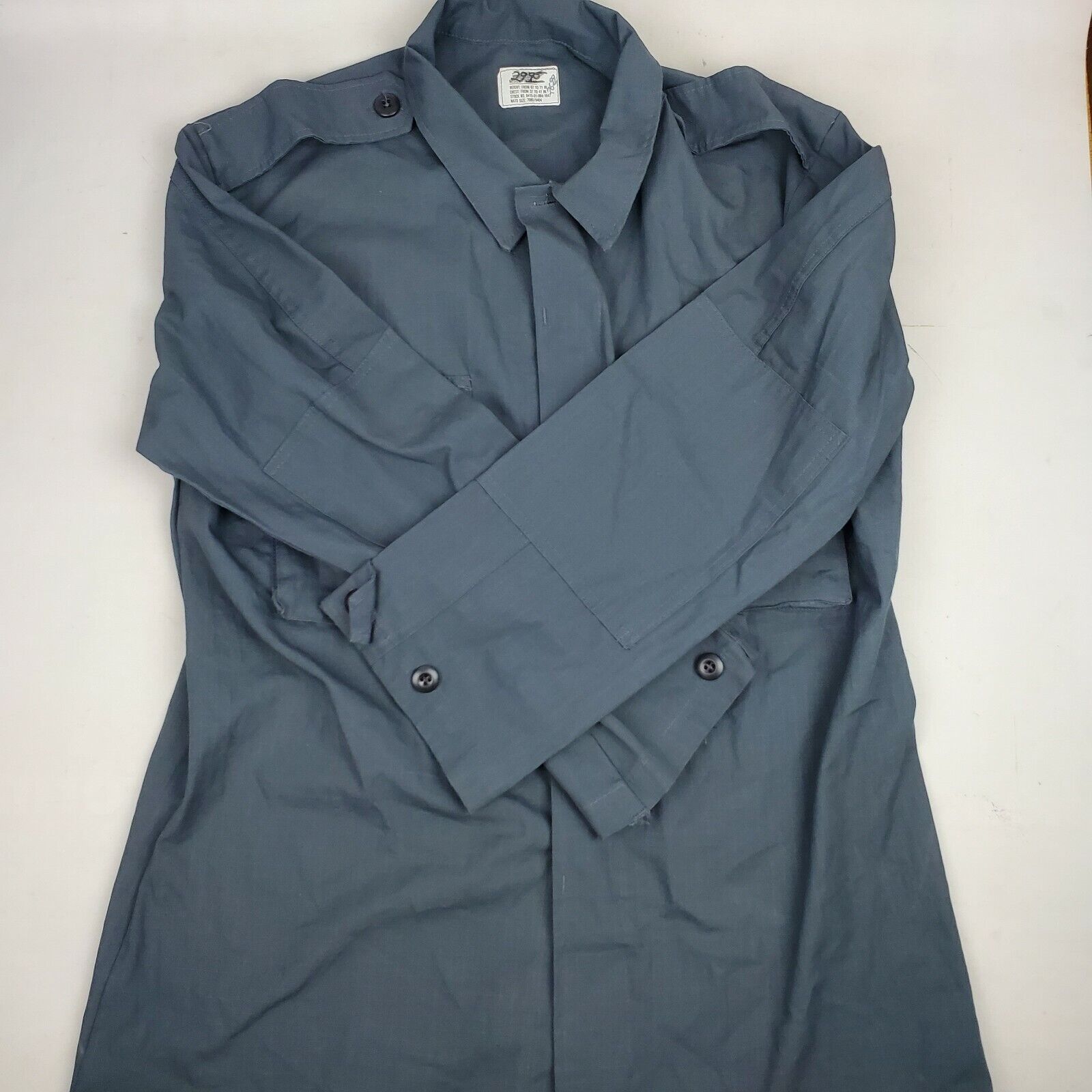 NWOT Military Tactical Shirt Grey Combat Coat Sz Medium Regular Long Sleeve USA Без бренда