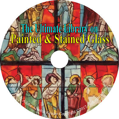 24 Books on CD, Ultimate Library on Painted & Stained Glass, History, Art Без бренда