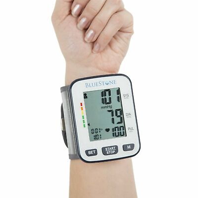 Bluestone Automatic One Touch Blood Wrist Pressure Pulse Monitor and Case Bluestone 80-5100