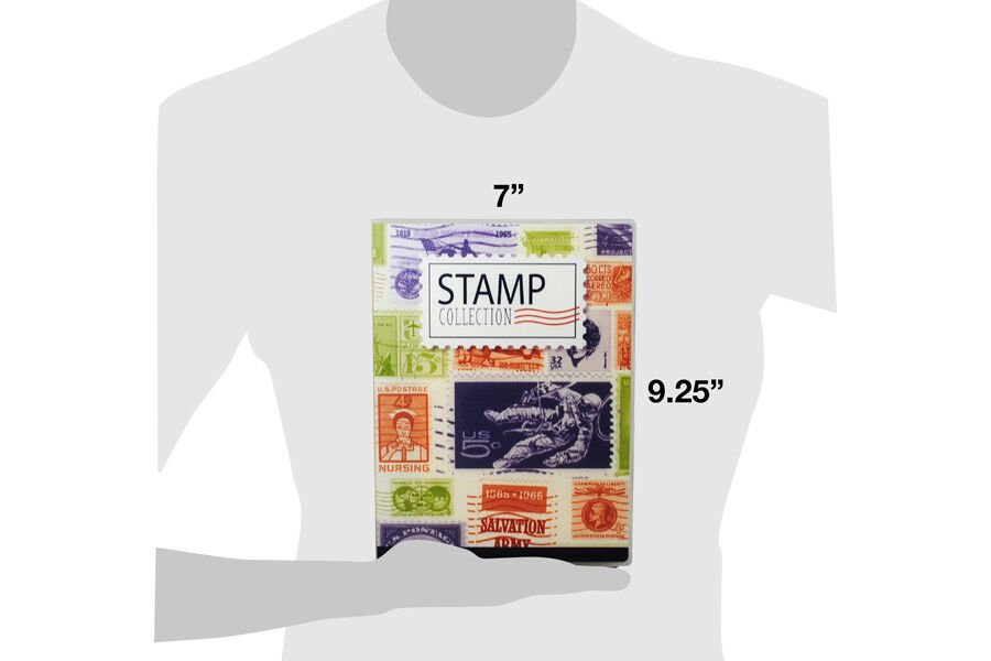 Stamp Collection Kit/Album, w/ 10 Pages, Holds 150-300 Stamps (No Stamps) UniKeep 17094 - фотография #4